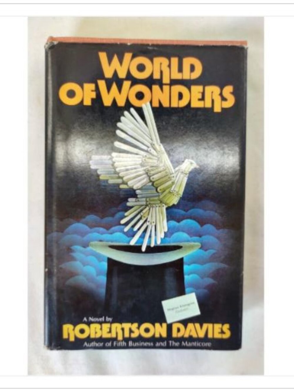 World of Wonders by Robertson Davies 1975 Hardcover ISBN 0770513182